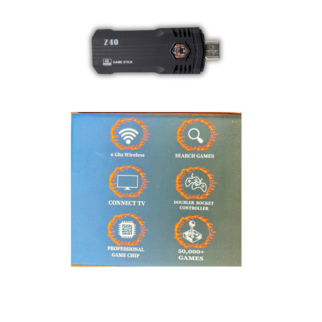 HOG™ Premium HOG Z40 Game stick With Warranty 6Ghz 50000+ Video Games