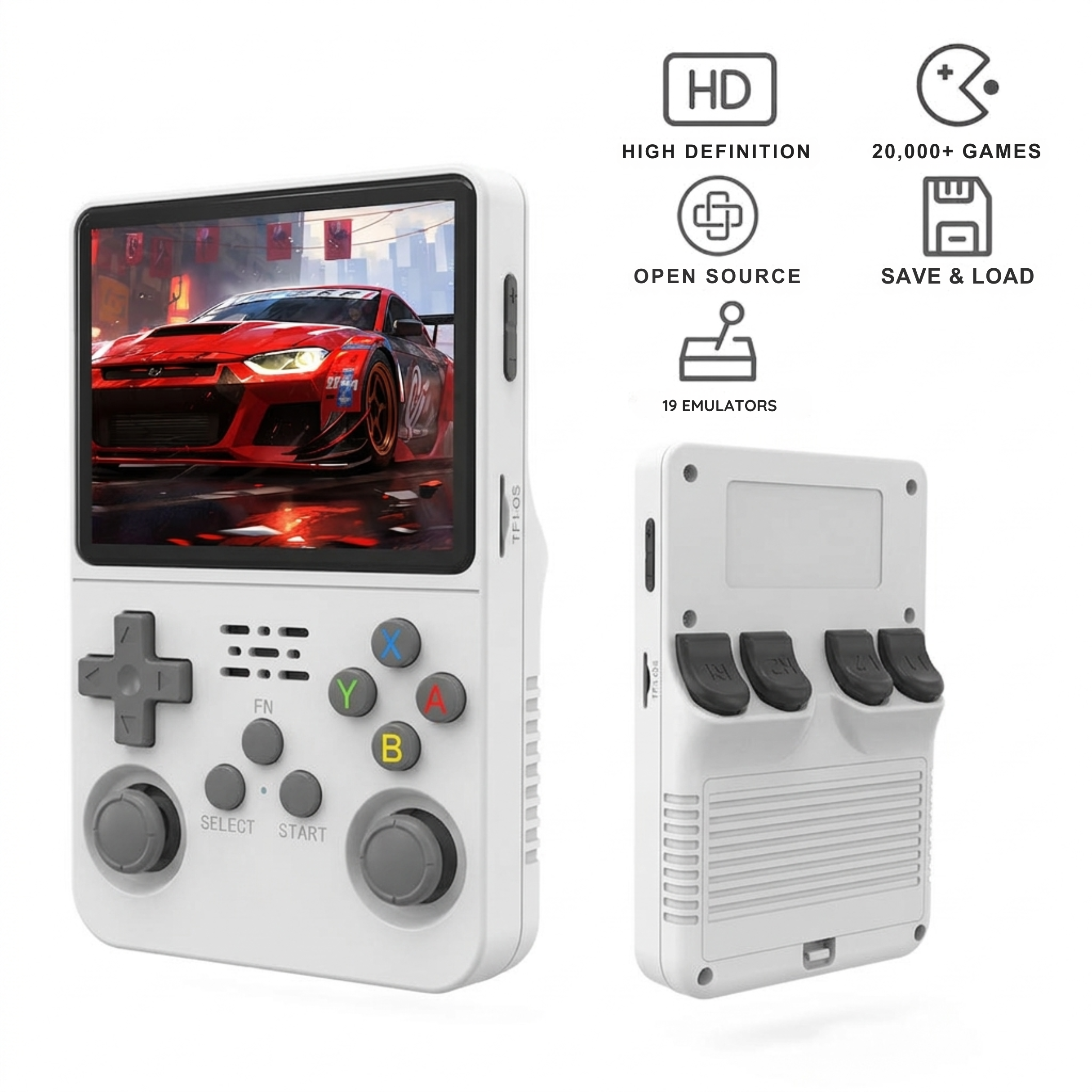 R36S Retro Hand Game Console – 20,000+ Games, Portable Handheld Gaming ...