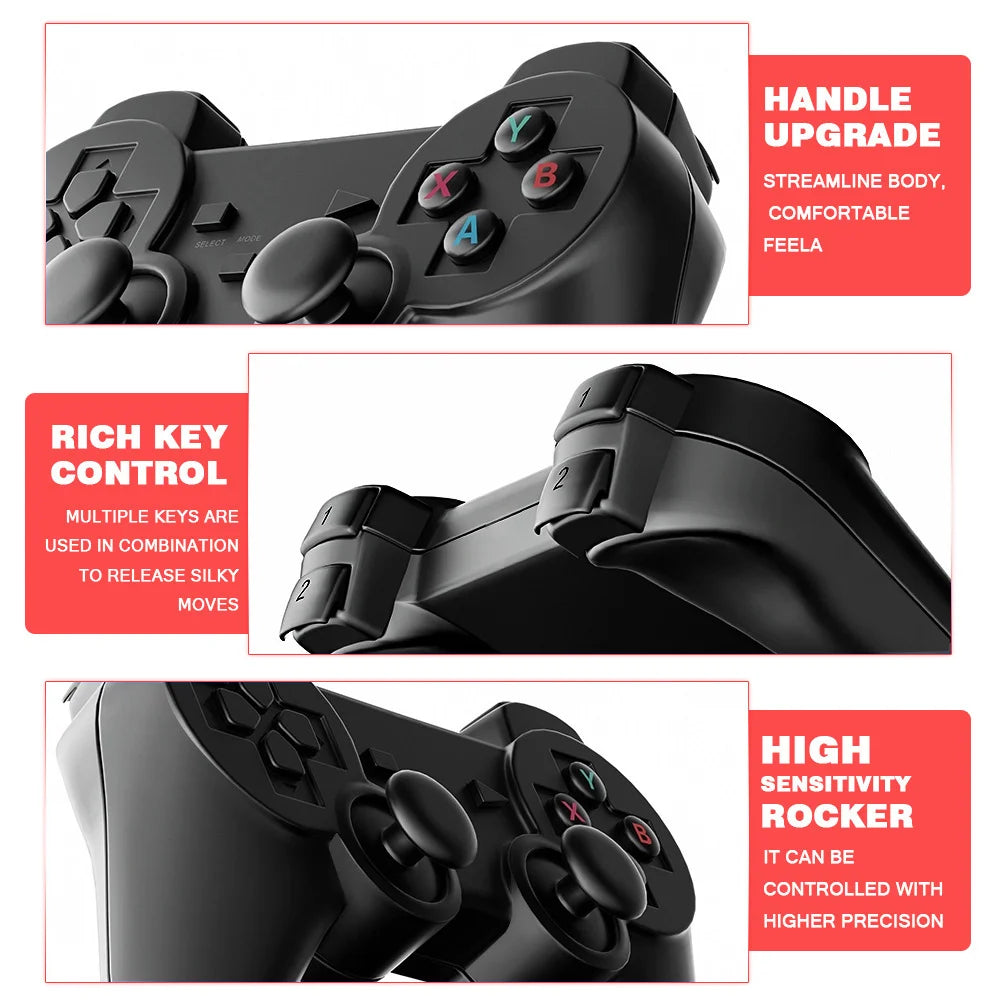 Premium K8 Gamestick 3D 64GB 2.4G Wireless Controller 32000 Video Games - House of Gadgets