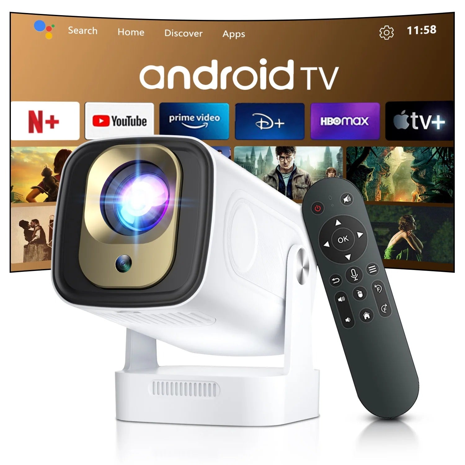 P30 Pro Max android projector support 8k smart home cinema portable projector