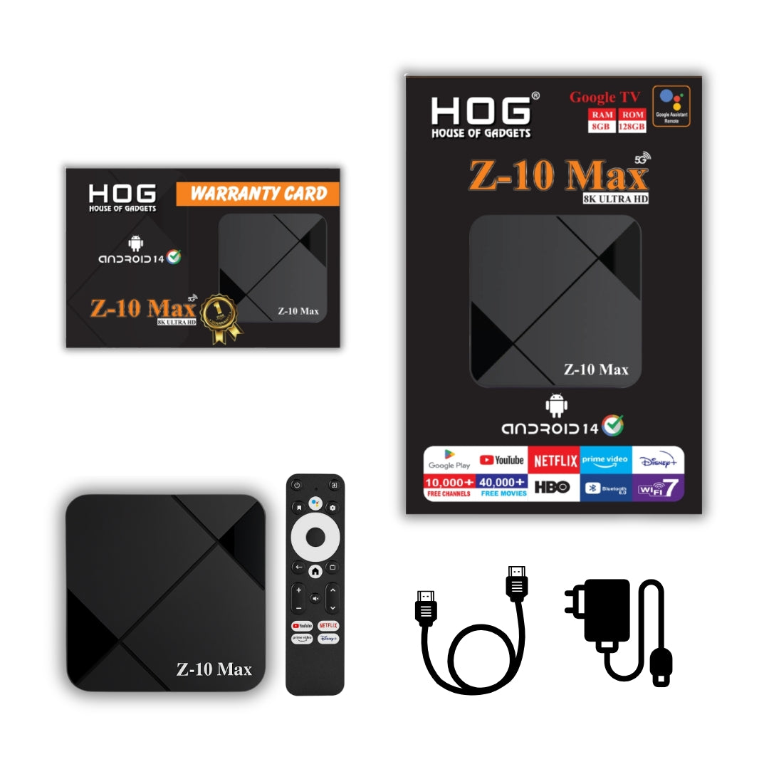 hog z10 max android box