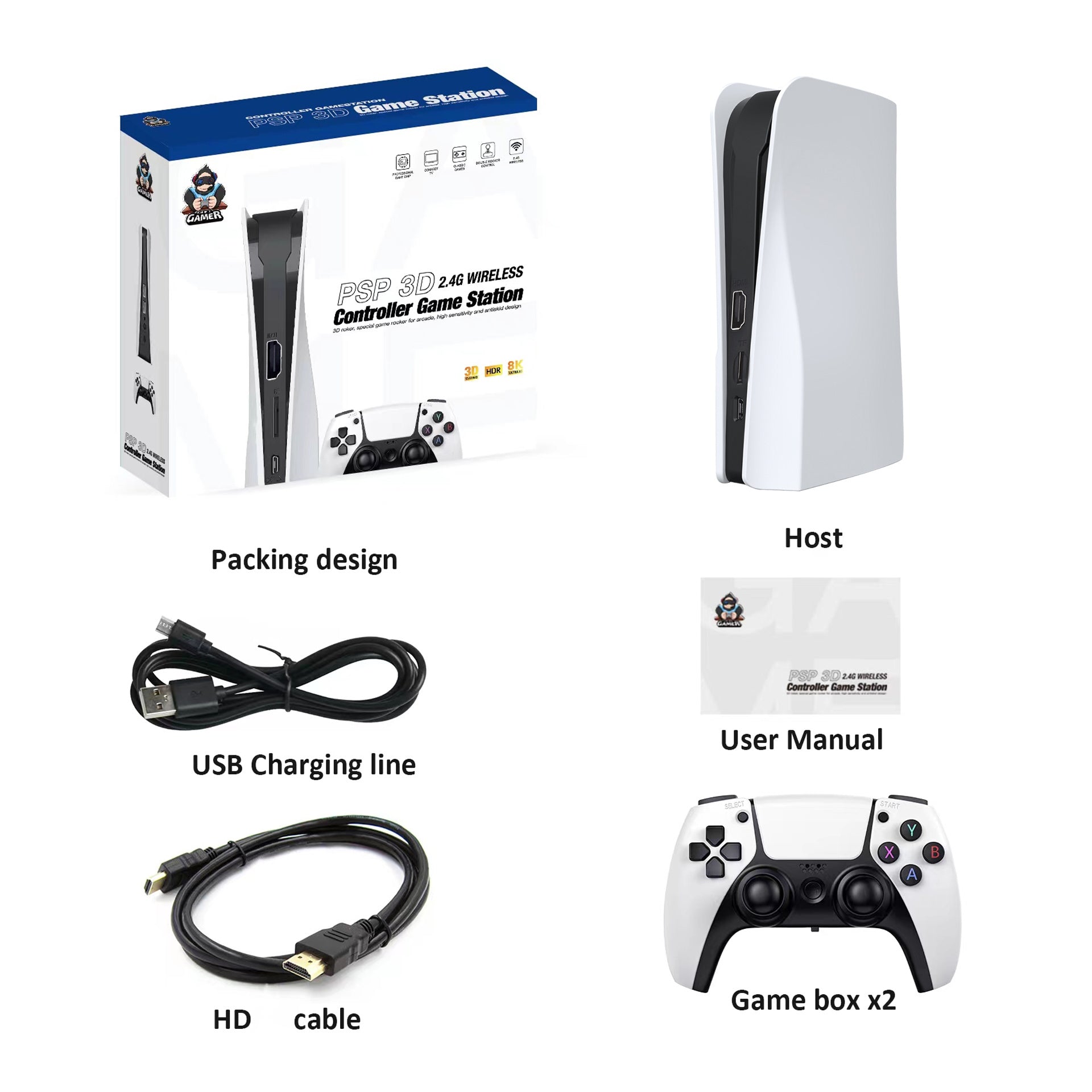 psp 3d game complete set