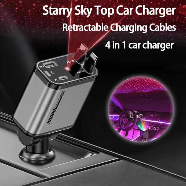 starry sky top car charger