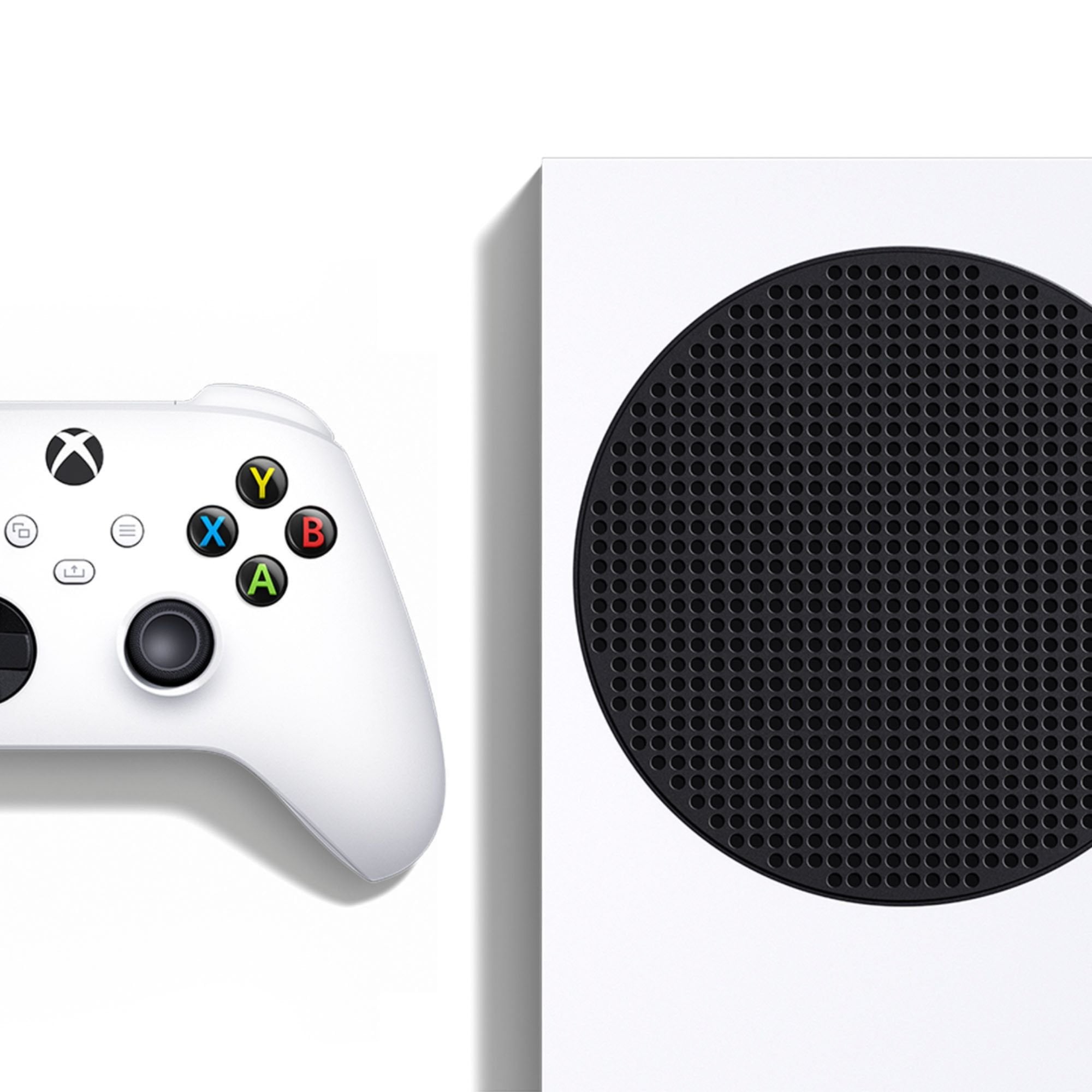 white xbox and white joystick