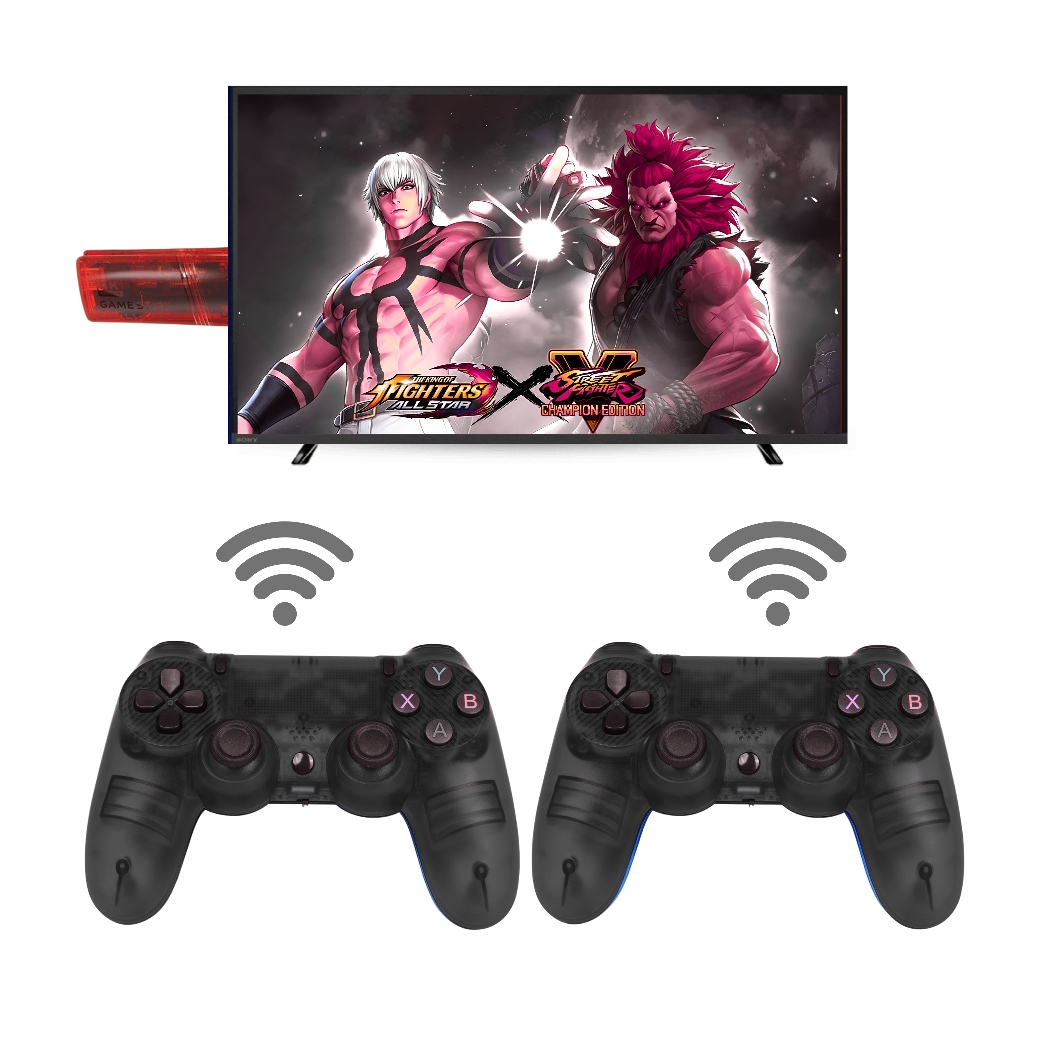 z50 max game stick with joystick and led displaying